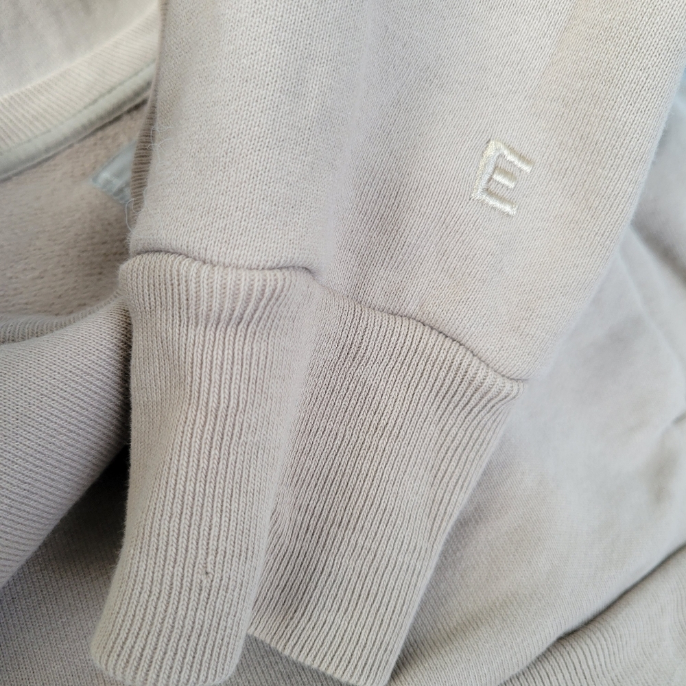 Everlane Track Organic Cotton Crew Neck Pullover Sweatshirt M - Picture 10 of 16